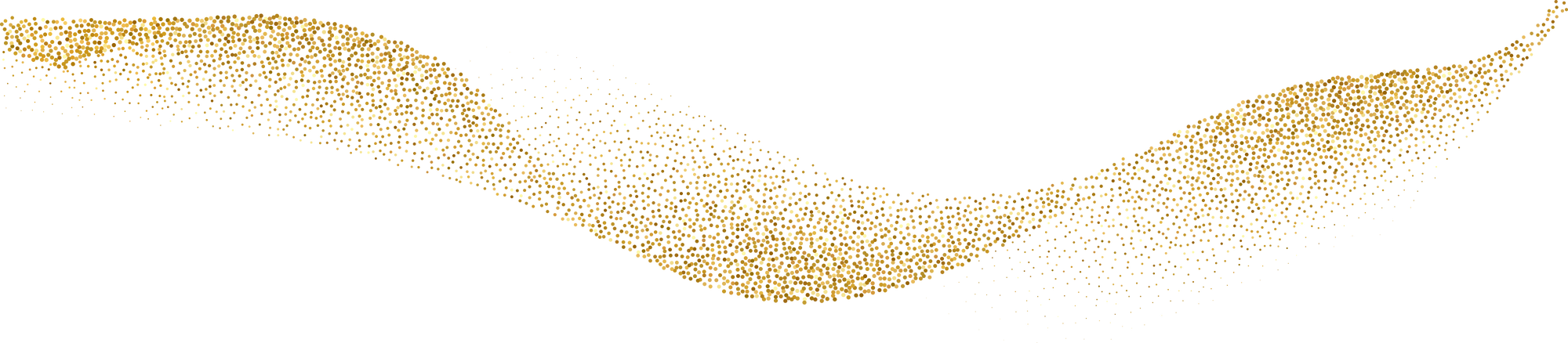 Gold glitter wave 